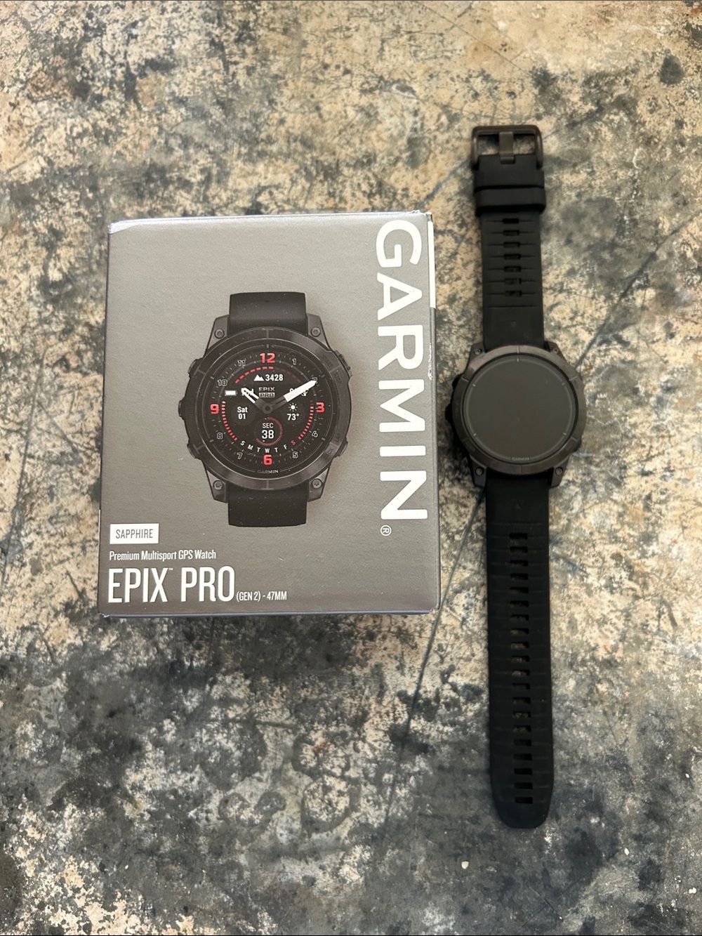 Garmin Epix Pro GPS Multisport Watch - Black